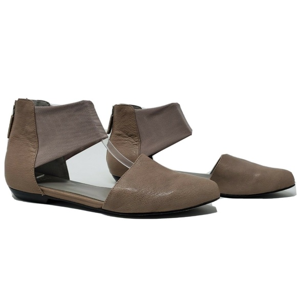Eileen Fisher Shoes - Eileen Fisher Quartz Allot Leather Pointed Flats